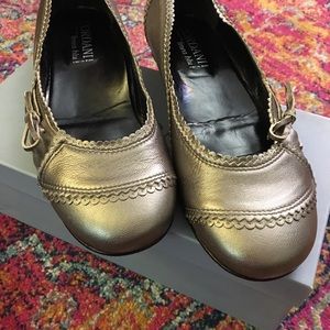 Lovely Italian metallic flats